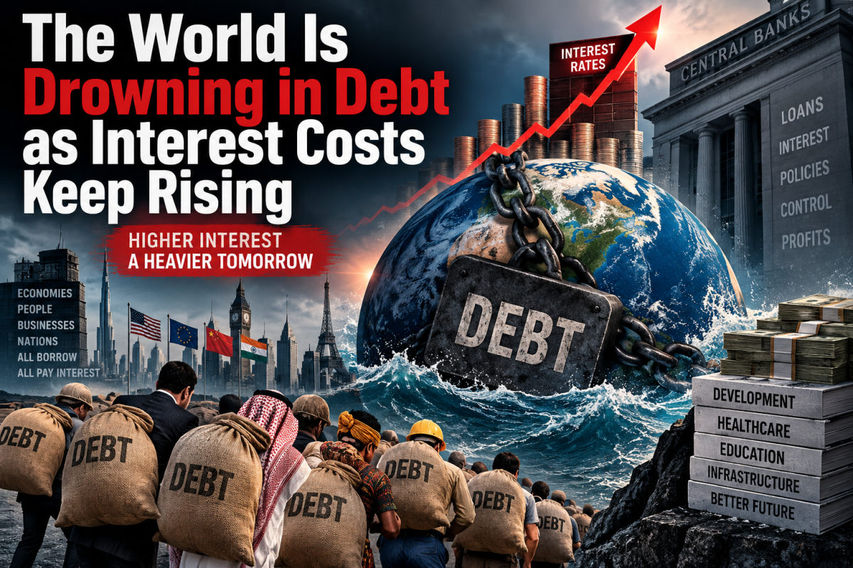 The World Is Drowning in Debt as Interest Costs Keep Rising