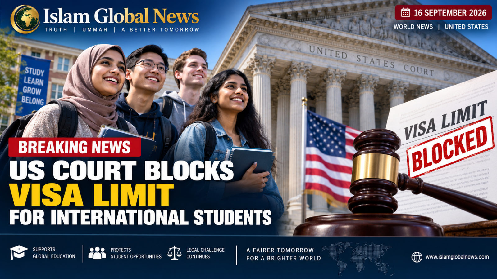 US Court Blocks Four-Year Visa Limit for International Students