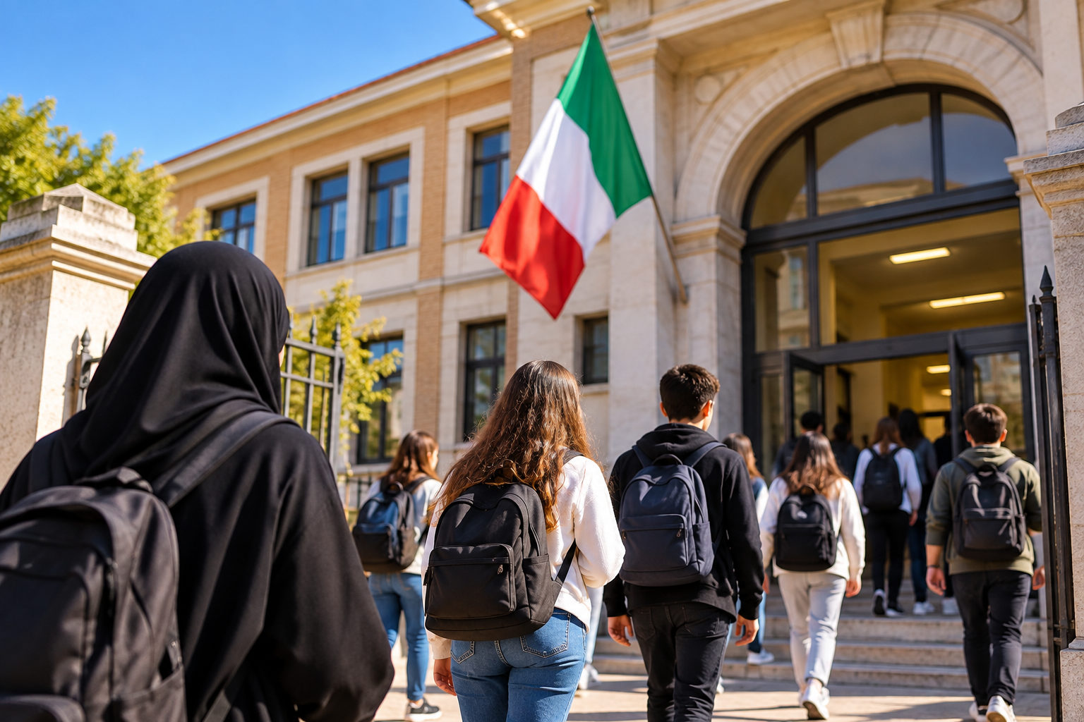 Italy Approves School Burqa Ban and 30% Cap on Foreign Students in New Education Decree