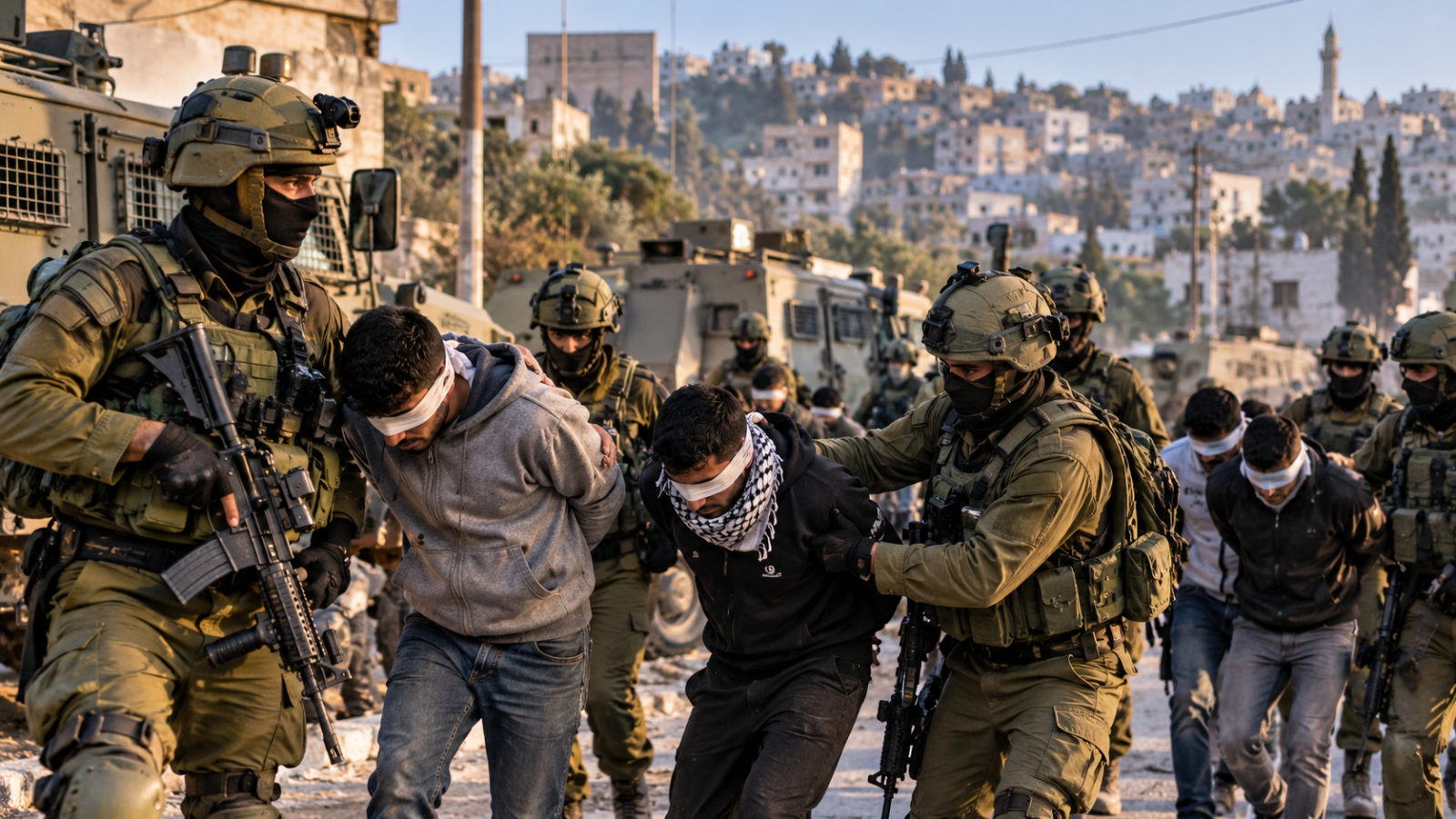 Israeli Forces Raid Qabatiya Near Jenin, Detain and Abuse Young