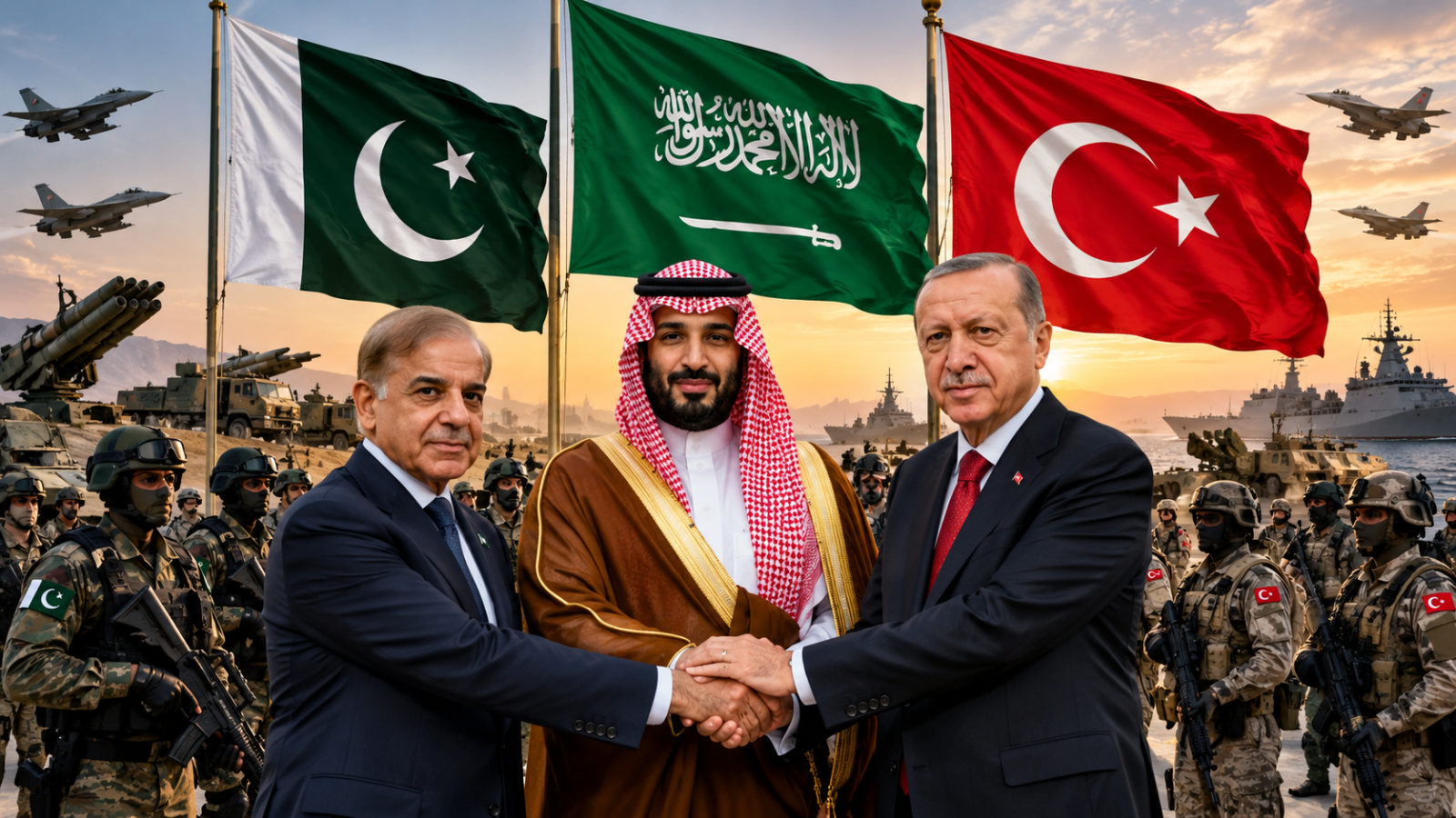 Pakistan, Saudi Arabia & Türkiye Agree on Rapid Military Deployment