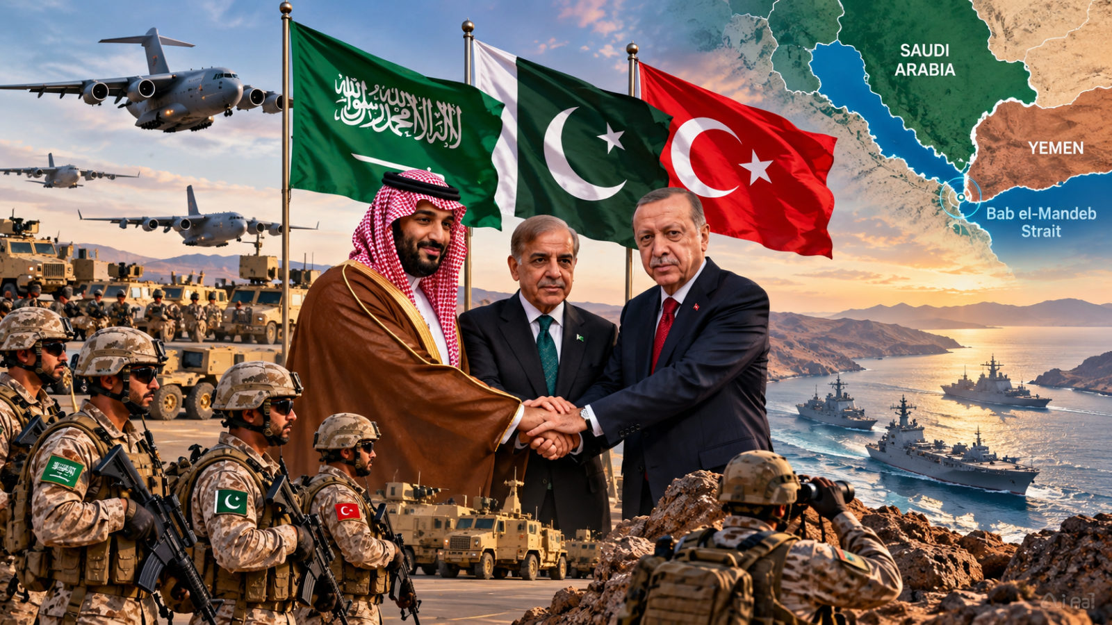 Saudi Arabia, Pakistan and Turkey Move Toward Military Deployment Amid Houthi Escalation