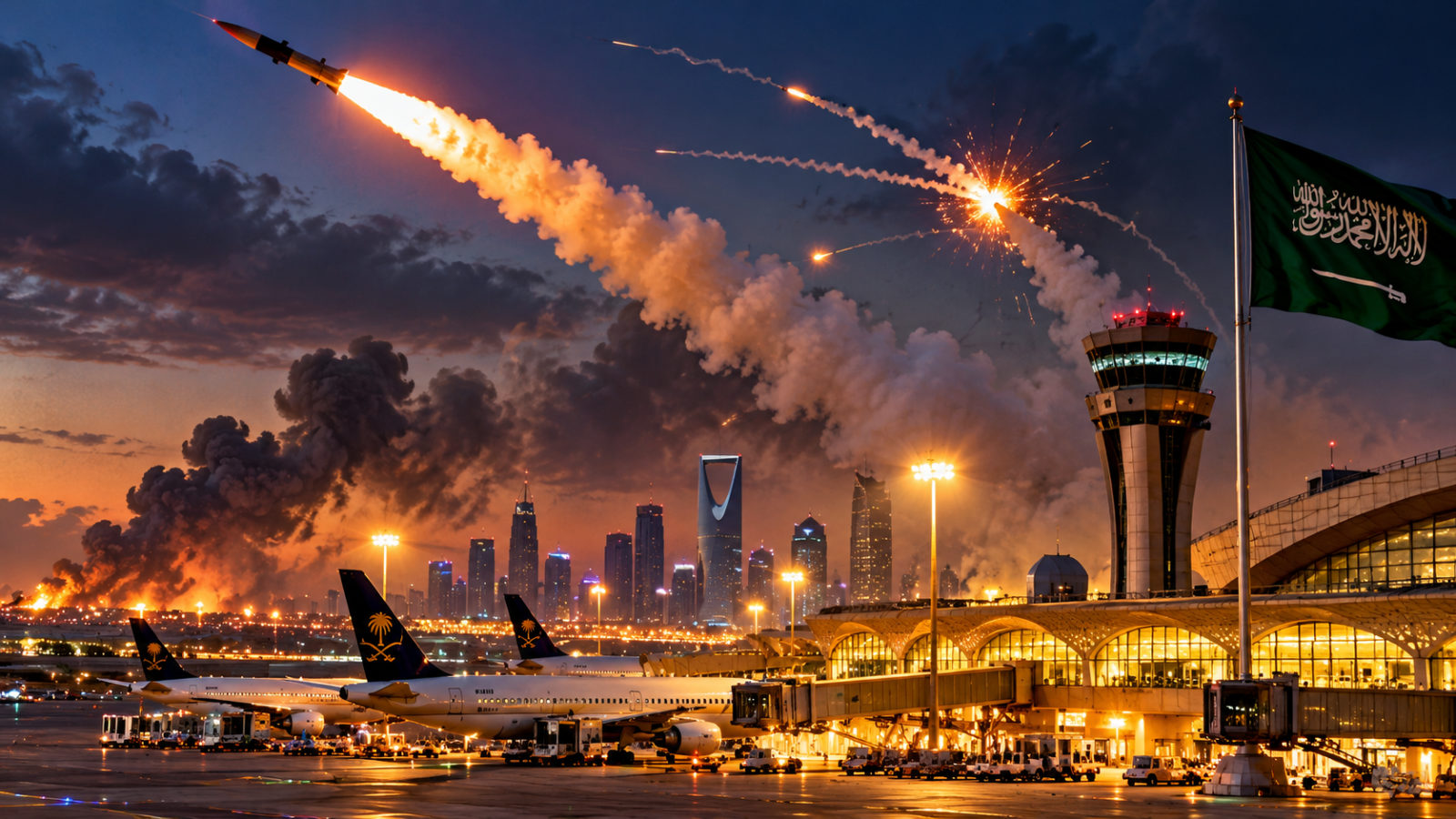 Houthis Claim New Missile Attack on Riyadh Airport as Saudi Tensions Escalate