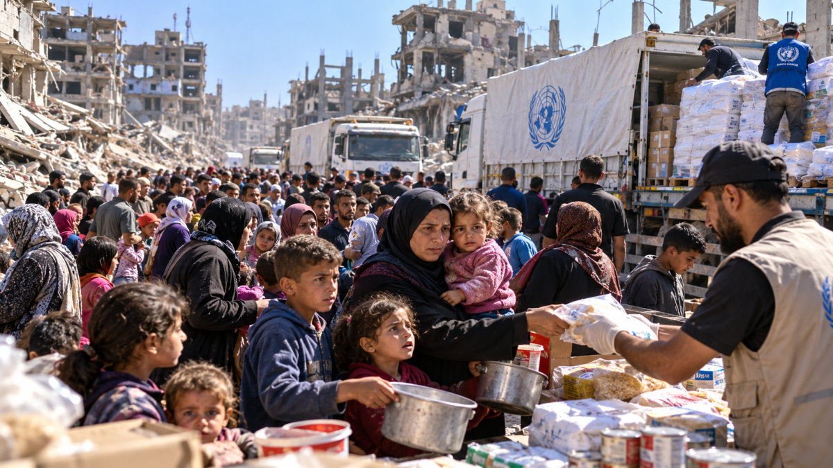 Gaza Supply Crisis: Commercial Goods Halted Amid Shortages
