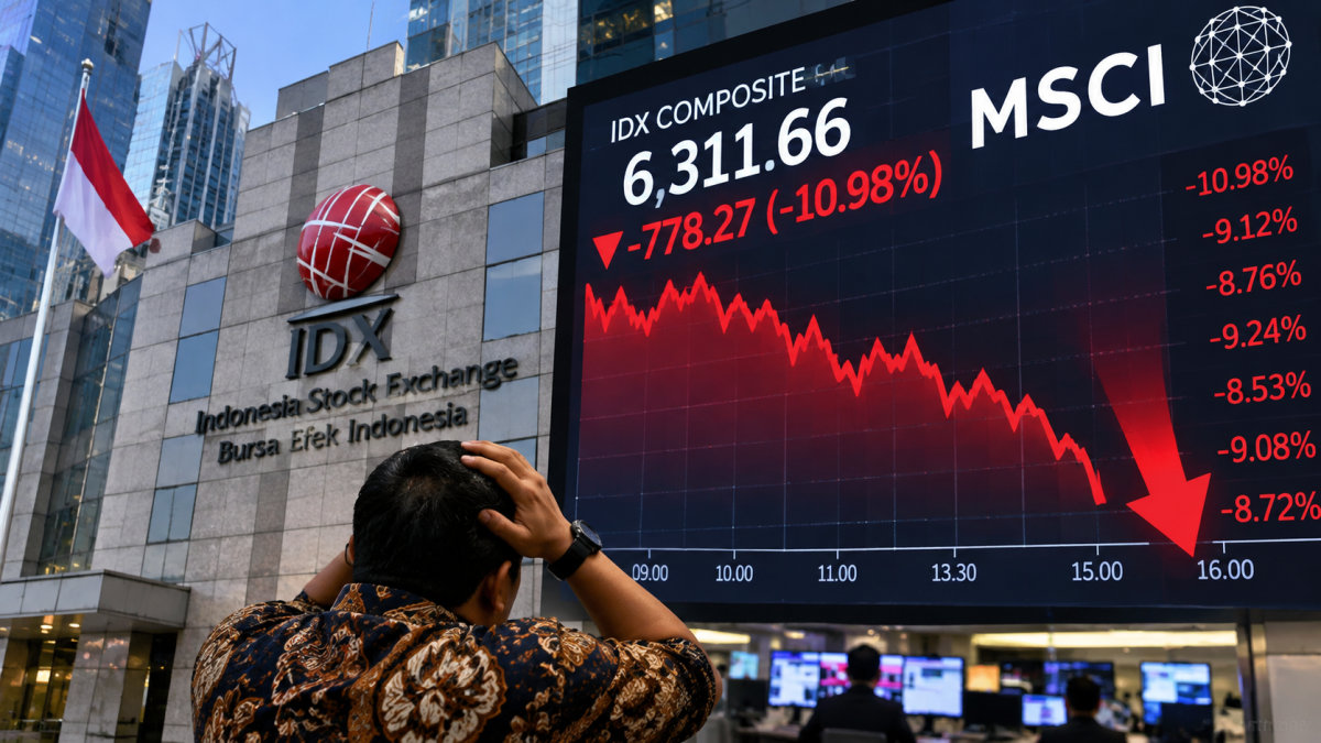 Indonesia Faces MSCI Downgrade Threat as Stocks Fall Sharply