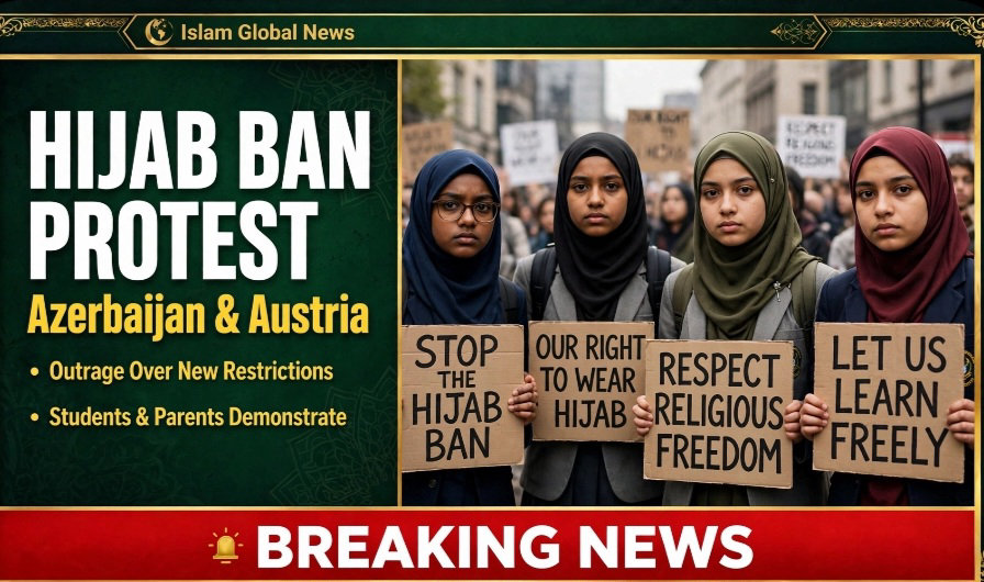 Hijab Ban Protest in Azerbaijan & Austria - Students Fight for Rights