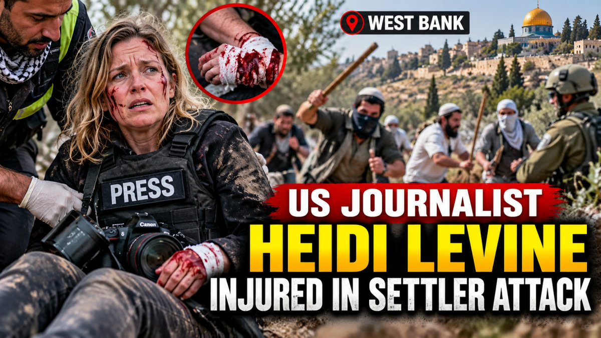 West Bank Violence: US Journalist Heidi Levine Injured