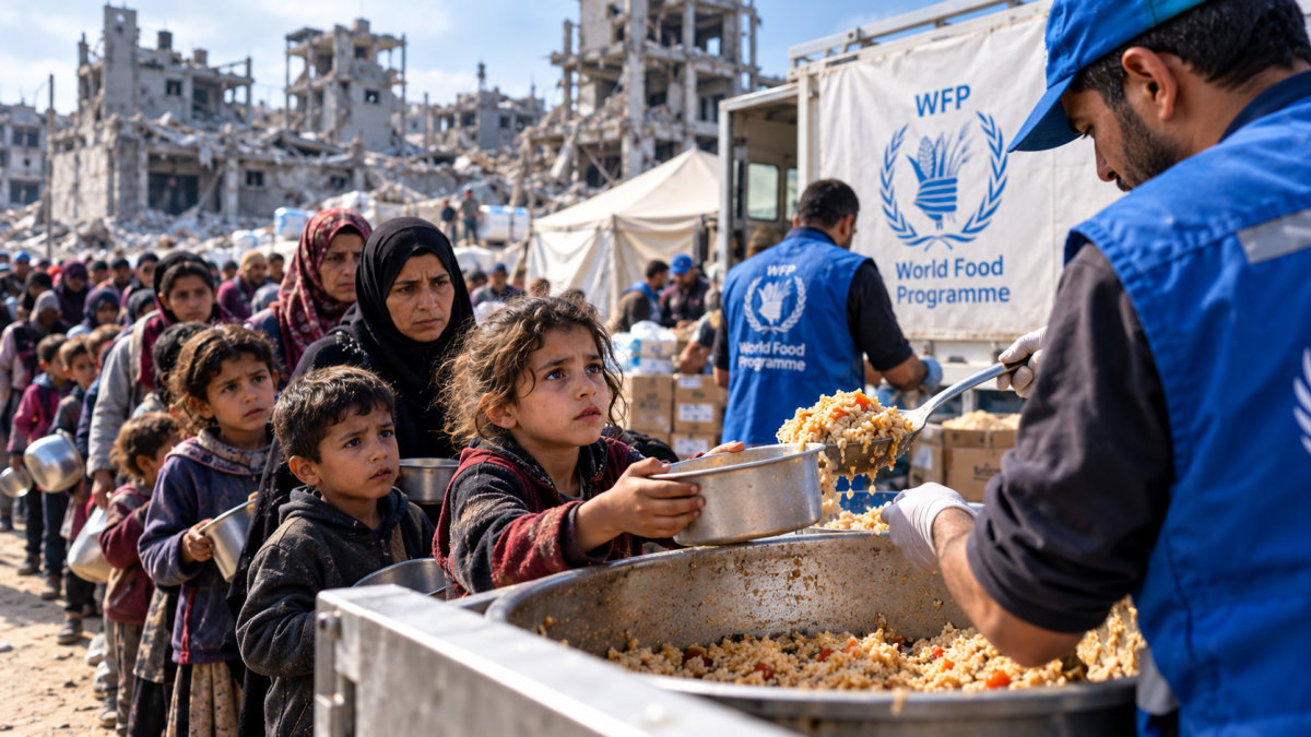 Gaza Food Crisis: WFP Cuts Aid for 500,000 Palestinians